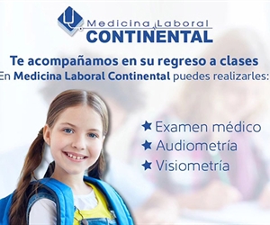 School certificate: medical examination, audiometry and visiometry for students in Barranquilla