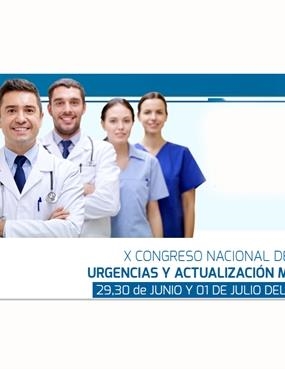 X Congreso nacional de urgencias y actualización médica