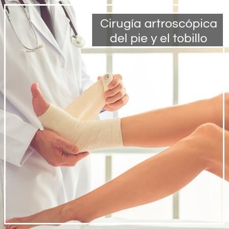 Cirugía artroscópica del pie y el tobillo