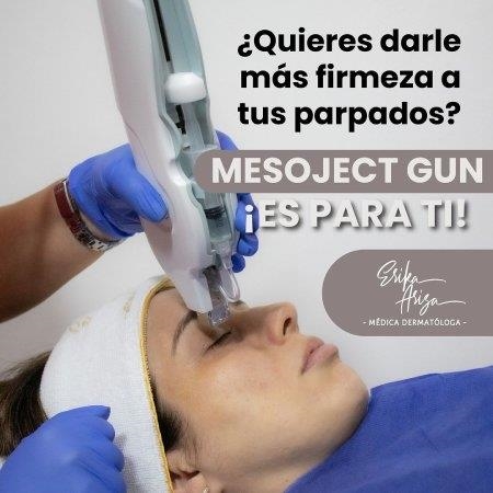 Mesojet Pen to improve sagging eyelids