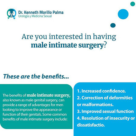 Reconstructive genital surgery and male aesthetic