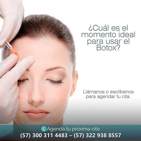Botox application