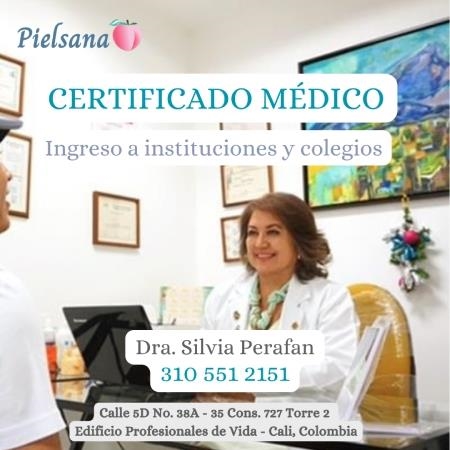 Certificado médico para colegios e instituciones