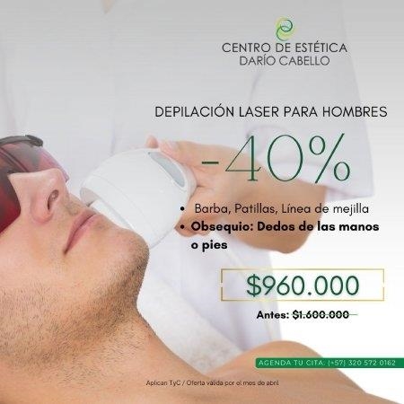 Laser Hair Removal for Men: 40% Discount