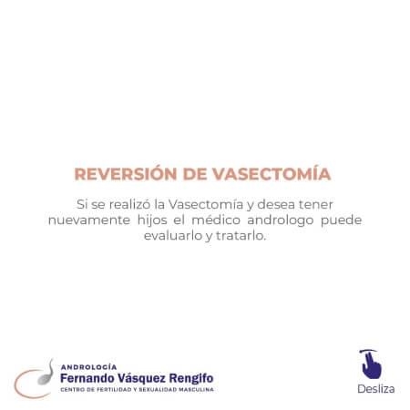 Reversión de vasectomía