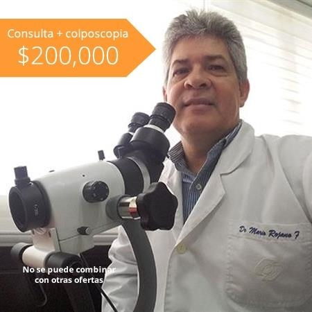 Gynecologist consultation + Colposcopy $ 200,000