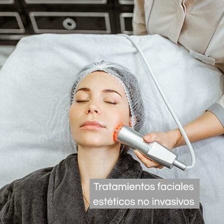 Non-invasive aesthetic facial treatments