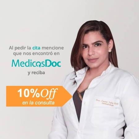 10% in the dermatological consultation in Bogotá