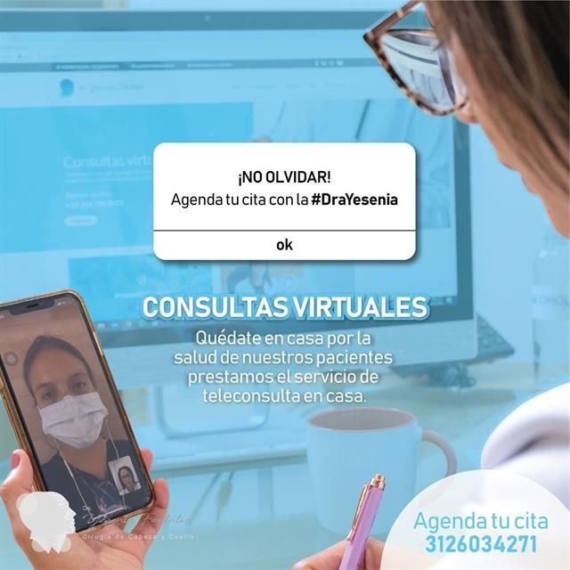 Consulta virtual cirujano de cabeza y cuello