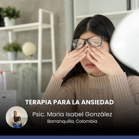 Psicóloga especializada en ansiedad
