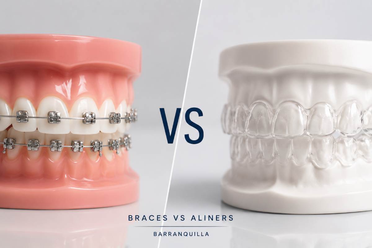 ¿Los alineadores sirven para todos? Ortodoncista en Barranquilla explica cuándo elegir alineadores o brackets