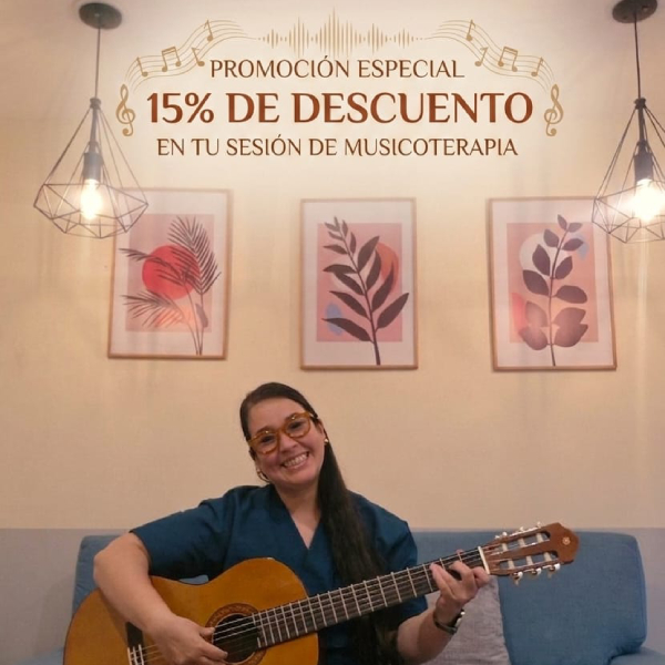 15% Descuento en Musicoterapia