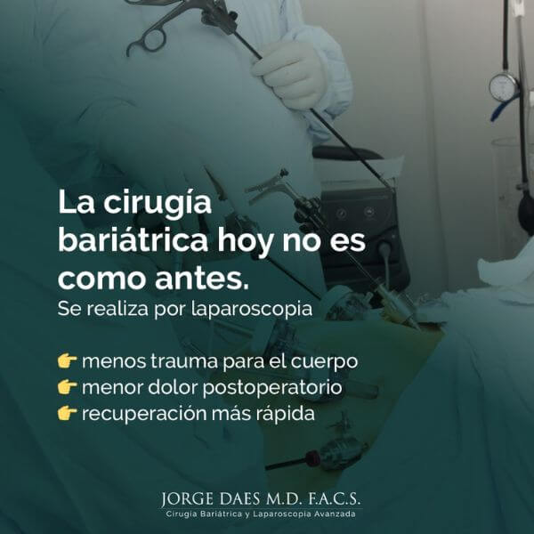 Cirugía bariátrica por laparoscopia