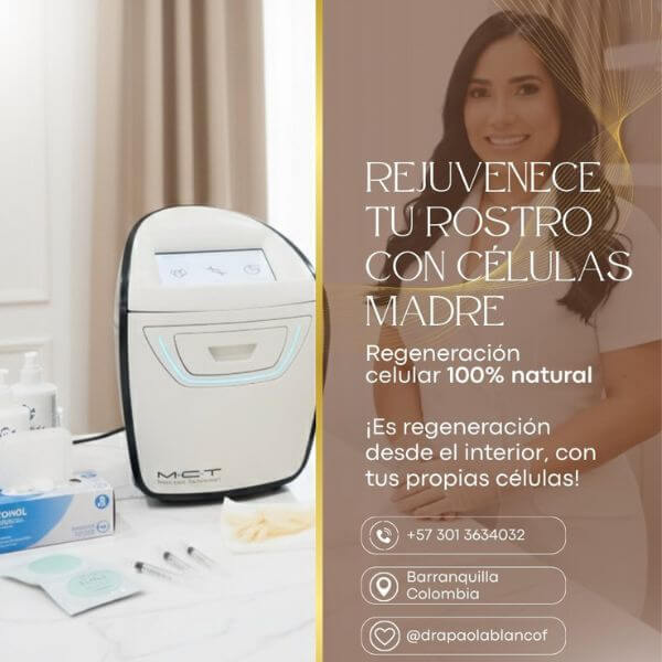 Rejuvenecimiento facial con células madre