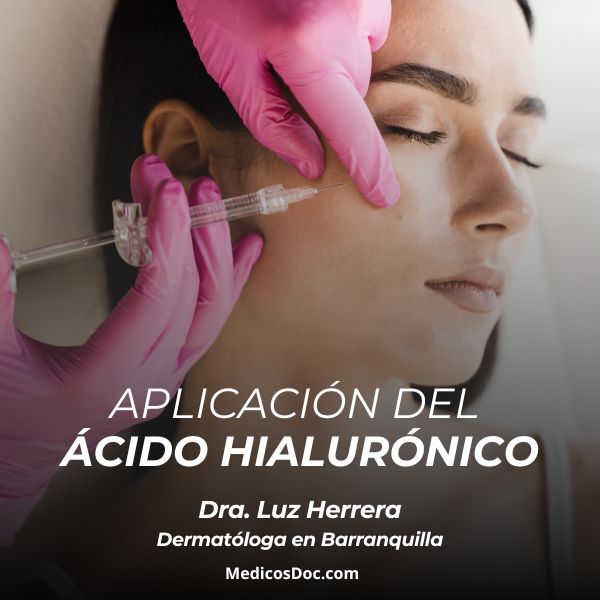 Aplicación del ácido hialurónico
