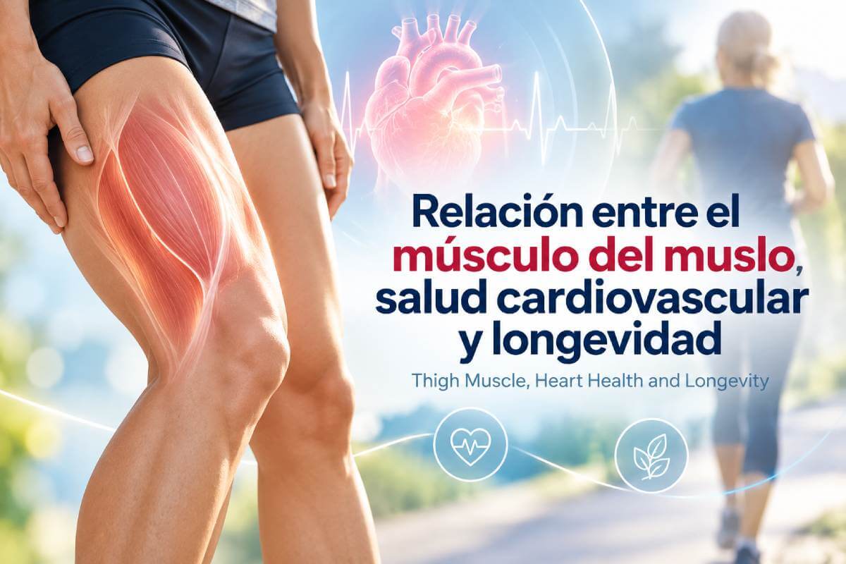 Relación entre el músculo del muslo, la salud cardiovascular y la longevidad
