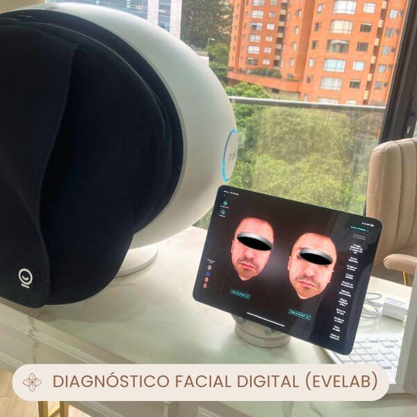 Diagnóstico facial digital con tecnología Evelab