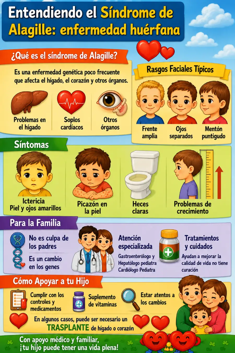 Síndrome de Alagille en niños