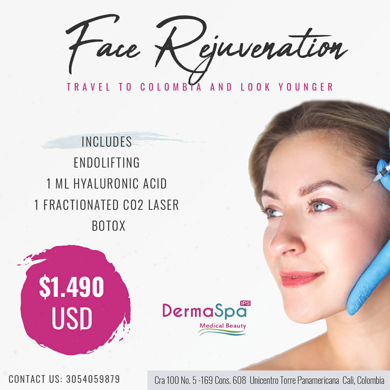 facial rejuvenation botox cali colombia