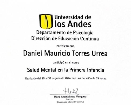 Daniel  Torres Urrea  Psicólogo