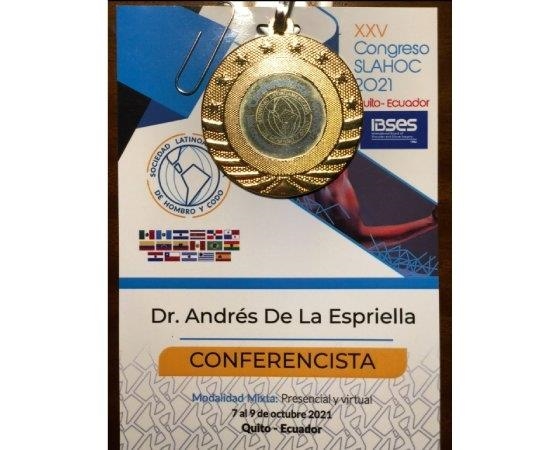 Dr. Andrés De La Espriella Rosales  Ortopedista